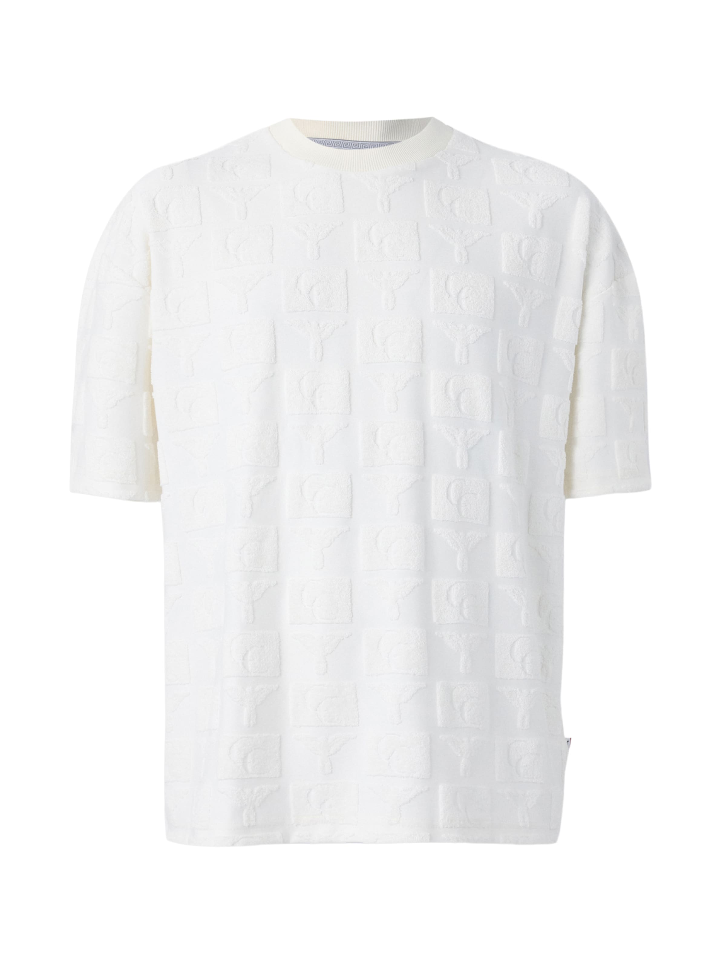 T-Shirt 'Ebnicher' Carlo Colucci en blanc : devant
