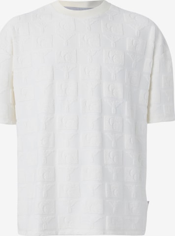 T-Shirt 'Ebnicher' Carlo Colucci en blanc : devant