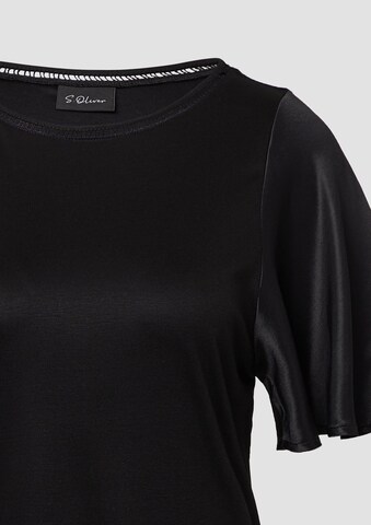 s.Oliver BLACK LABEL Shirt in Zwart