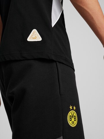 PUMA Λειτουργικό μπλουζάκι 'BVB FtblArchive' σε μαύρο