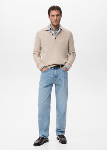 MANGO MAN Shirt 'Yago-i' in Beige