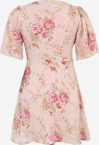 Vila Petite Summer Dress 'LEMONY' in Pink