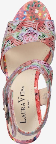 Laura Vita Strap Sandals in Mixed colors