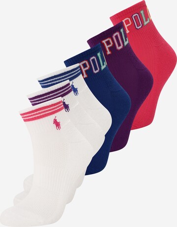 Chaussettes Polo Ralph Lauren en bleu : devant