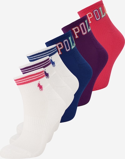 Polo Ralph Lauren Socks in Navy / Berry / Pink / White, Item view