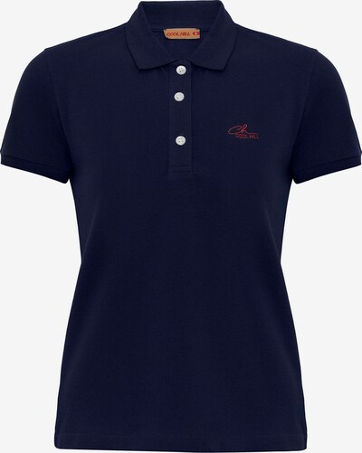 Cool Hill Poloshirt in navy / rubinrot, Produktansicht