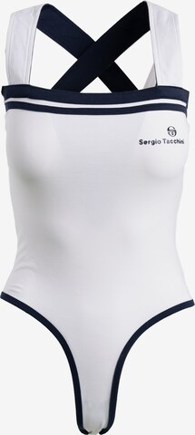 Sergio Tacchini Athletic Bodysuit 'LETIZIA' in White: front