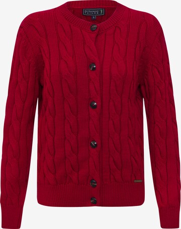 Sir Raymond Tailor Knit Cardigan 'Coventry' in Red: front
