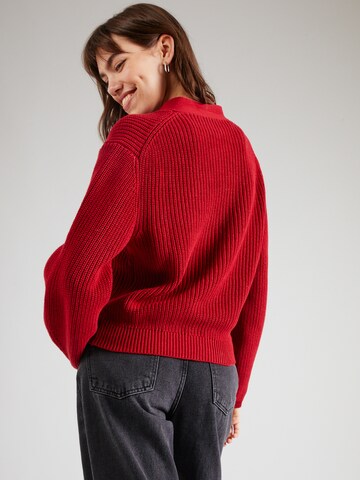 ABOUT YOU Knit cardigan 'Sana' in Red