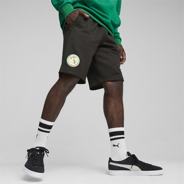 PUMA Regular Workout Pants 'Senegal' in Black: front