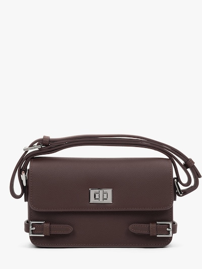 Estro Skuldertaske '87752-1' i mørkebrun, Produktvisning