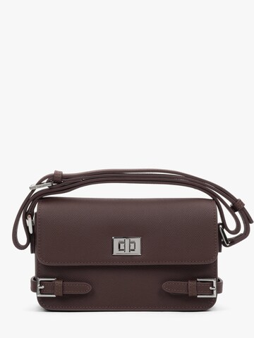 Estro Skuldertaske '87752-1' i brun: forside