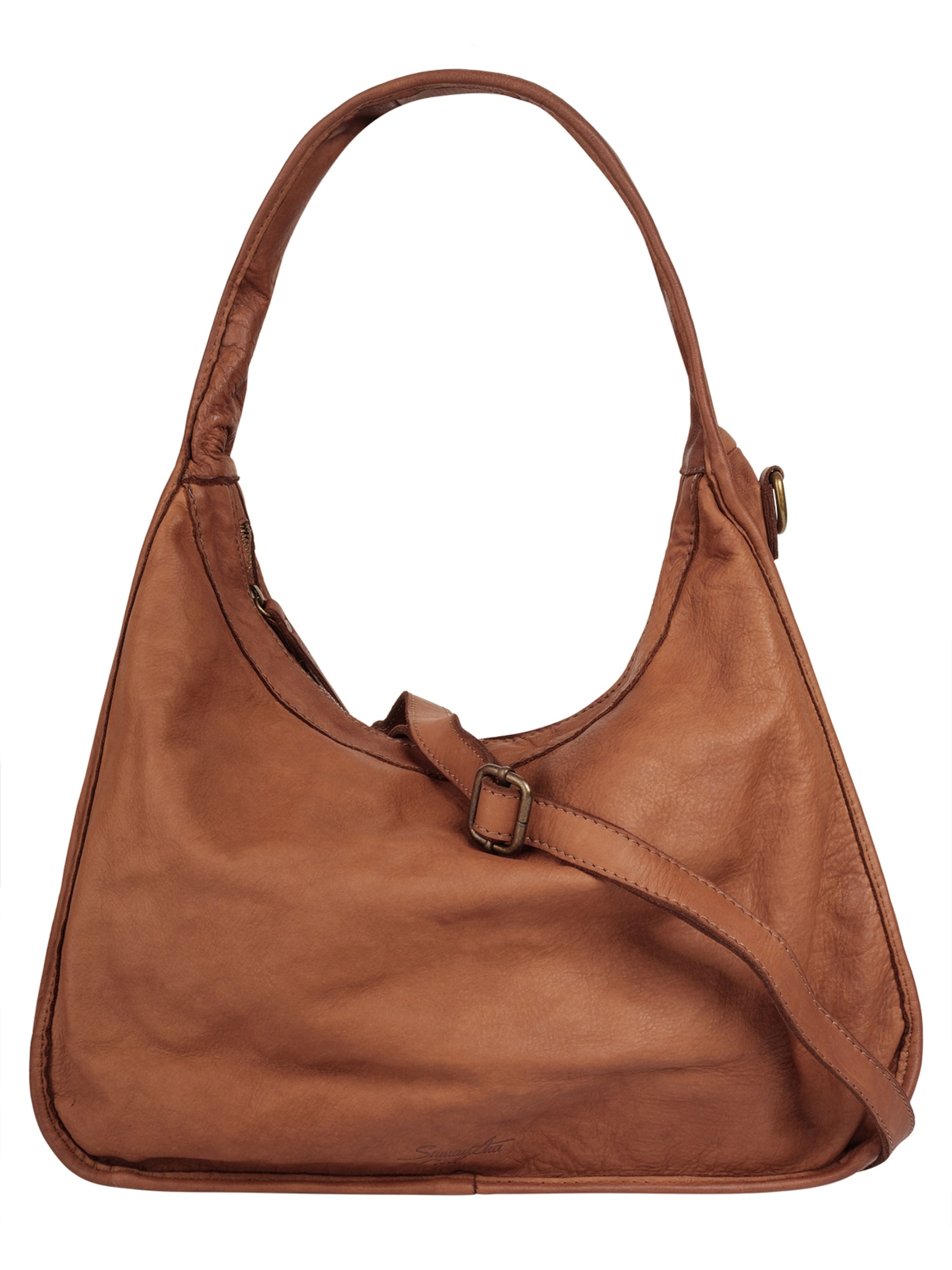 Cabas Samantha Look en marron : devant