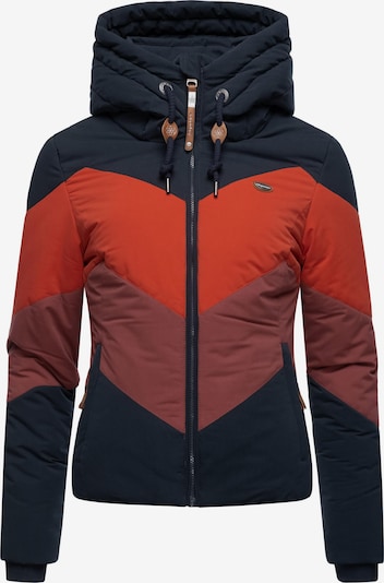 Ragwear Weatherproof jacket 'Novva' in Night blue / Burgundy / Light red, Item view