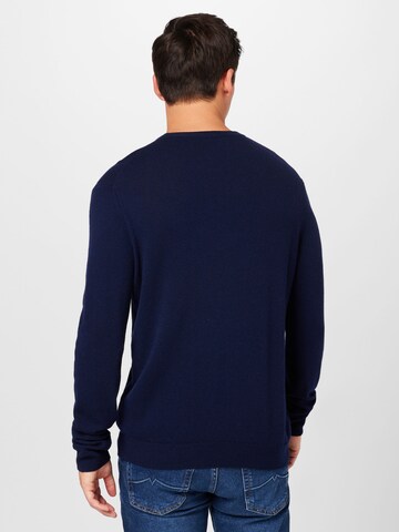 UNITED COLORS OF BENETTON Regularny krój Sweter w kolorze niebieski