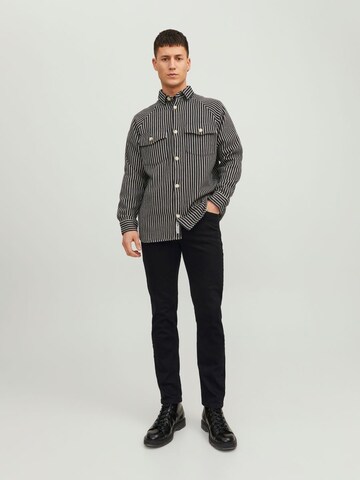 JACK & JONES Regular Jeans 'Clark' in Schwarz