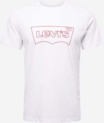 LEVI'S ® Shirt 'Graphic Crewneck Tee' in Wit: voorkant