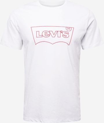 LEVI'S ® Shirt 'Graphic Crewneck Tee' in Weiß: predná strana