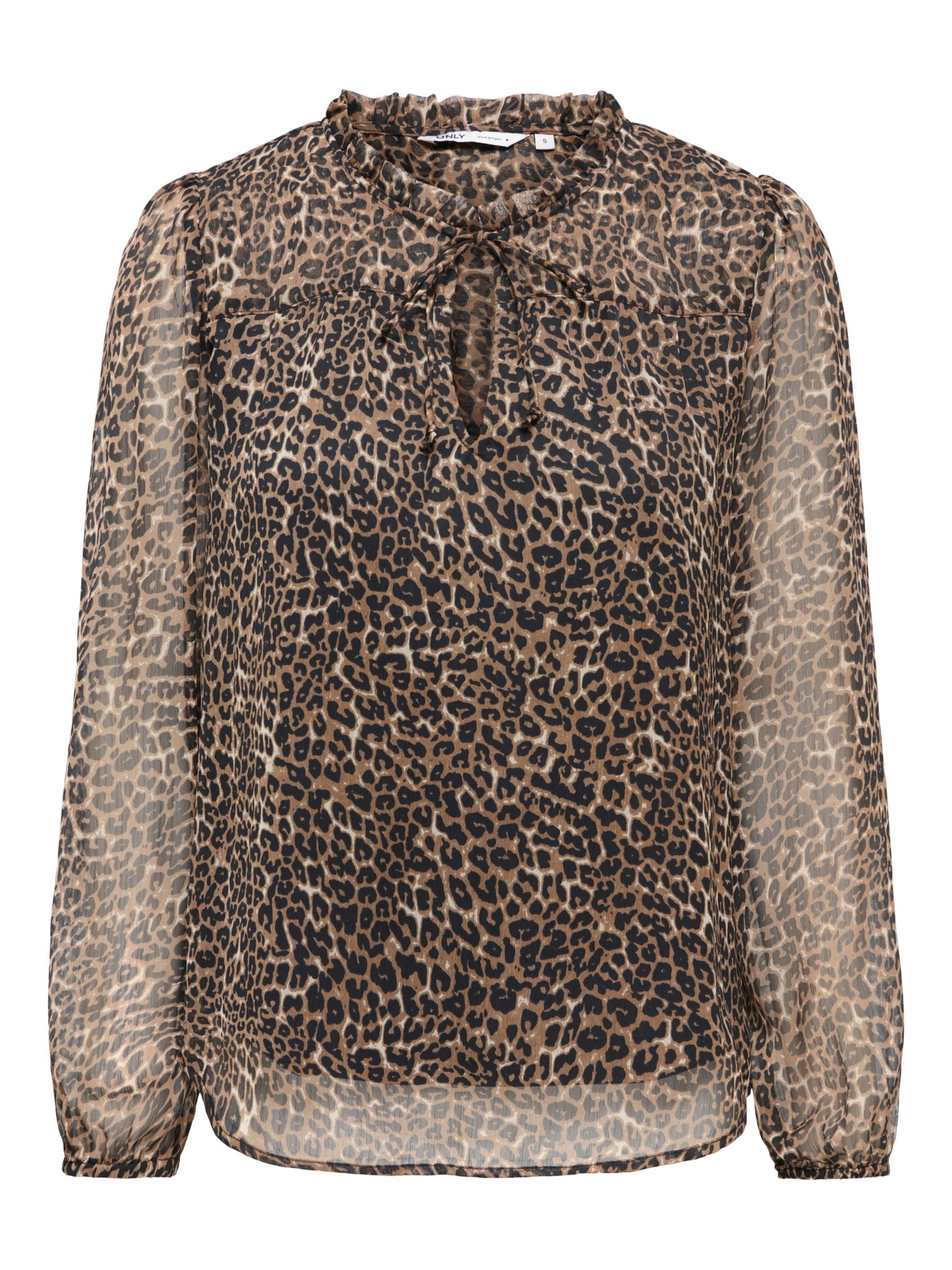 ONLY - Blusa en marrón: frente