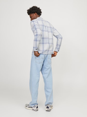 JACK & JONES - Ajuste confortable Camisa 'Roy' en azul