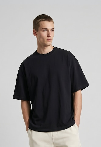 Urban Classics Shirt in Zwart: voorkant