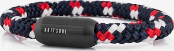 Akitsune Armband 'Portus' in Blau: Vorderseite