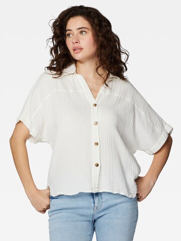 Mavi Blouse in Beige: front