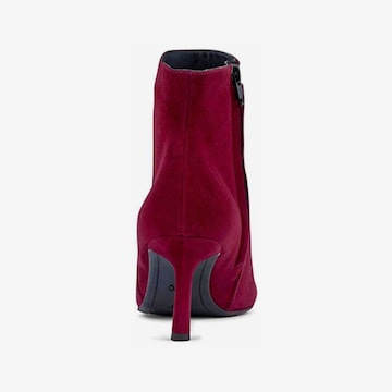 Paul Green Ankle Boots in Red