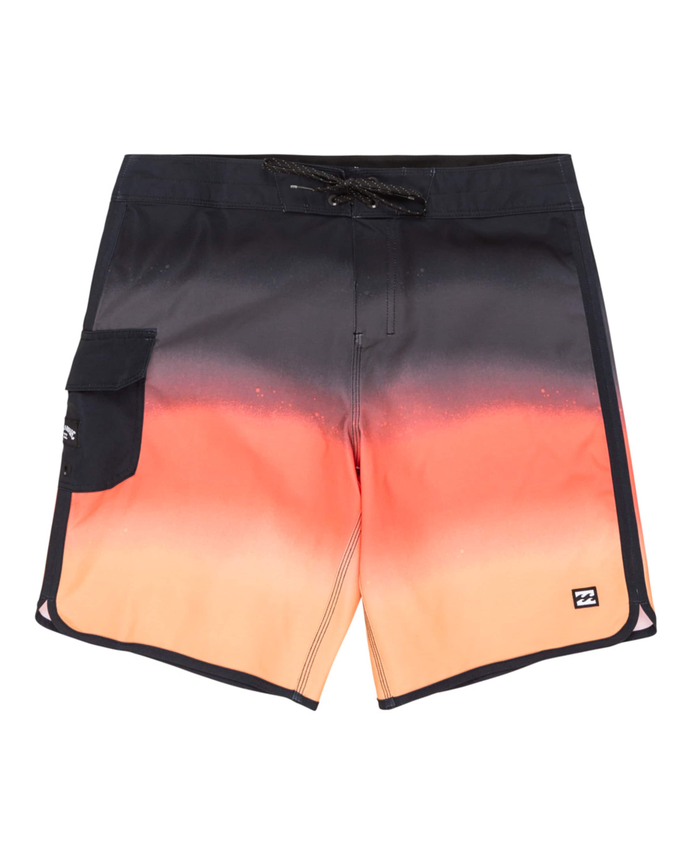 BILLABONG Boardshorts '73 Theme Pro 18.5' in apricot / koralle / schwarz, Produktansicht
