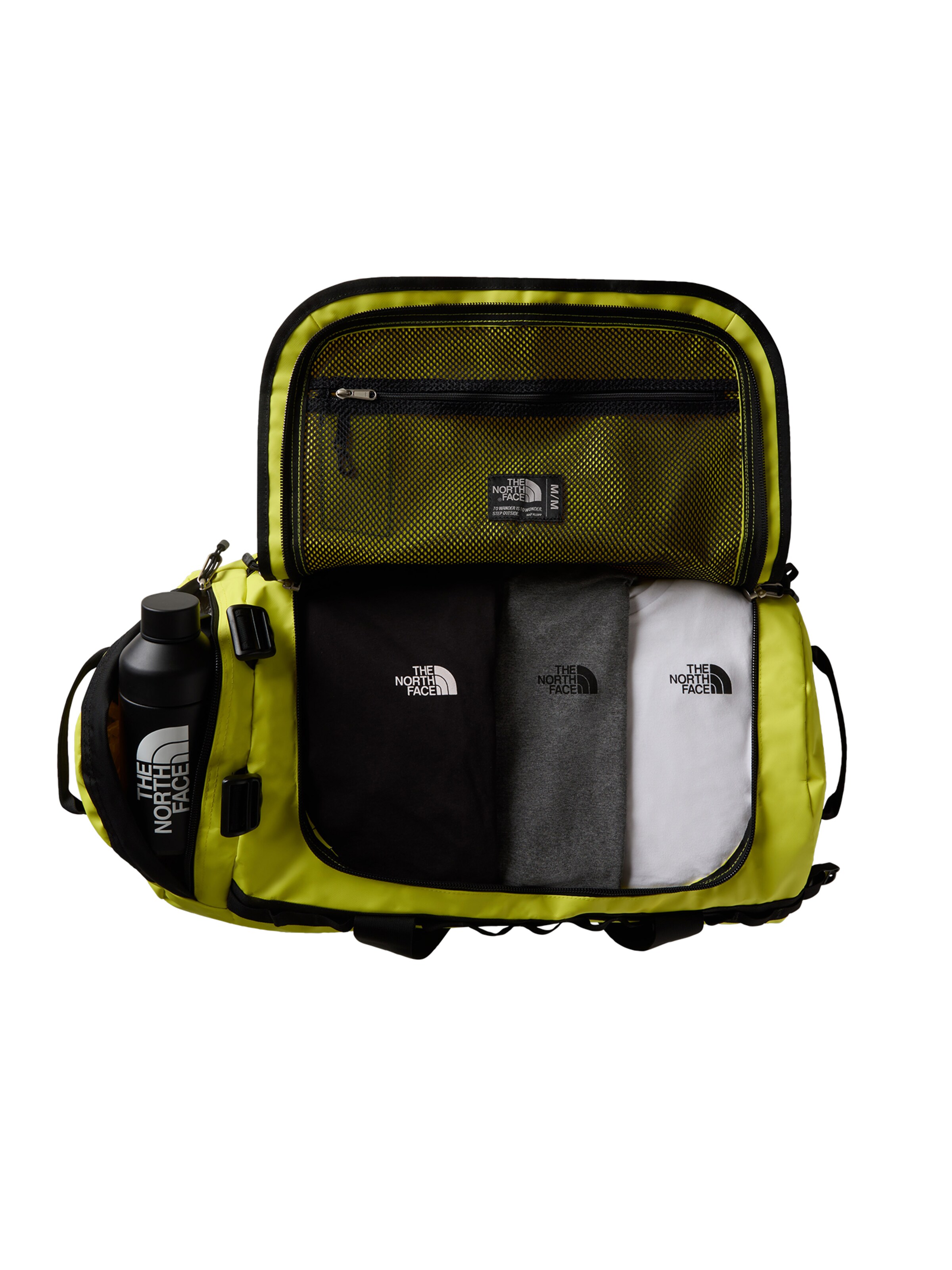 THE NORTH FACE Potovalna torba | zelena barva