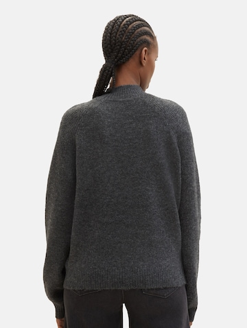 TOM TAILOR DENIM Pullover in Grau