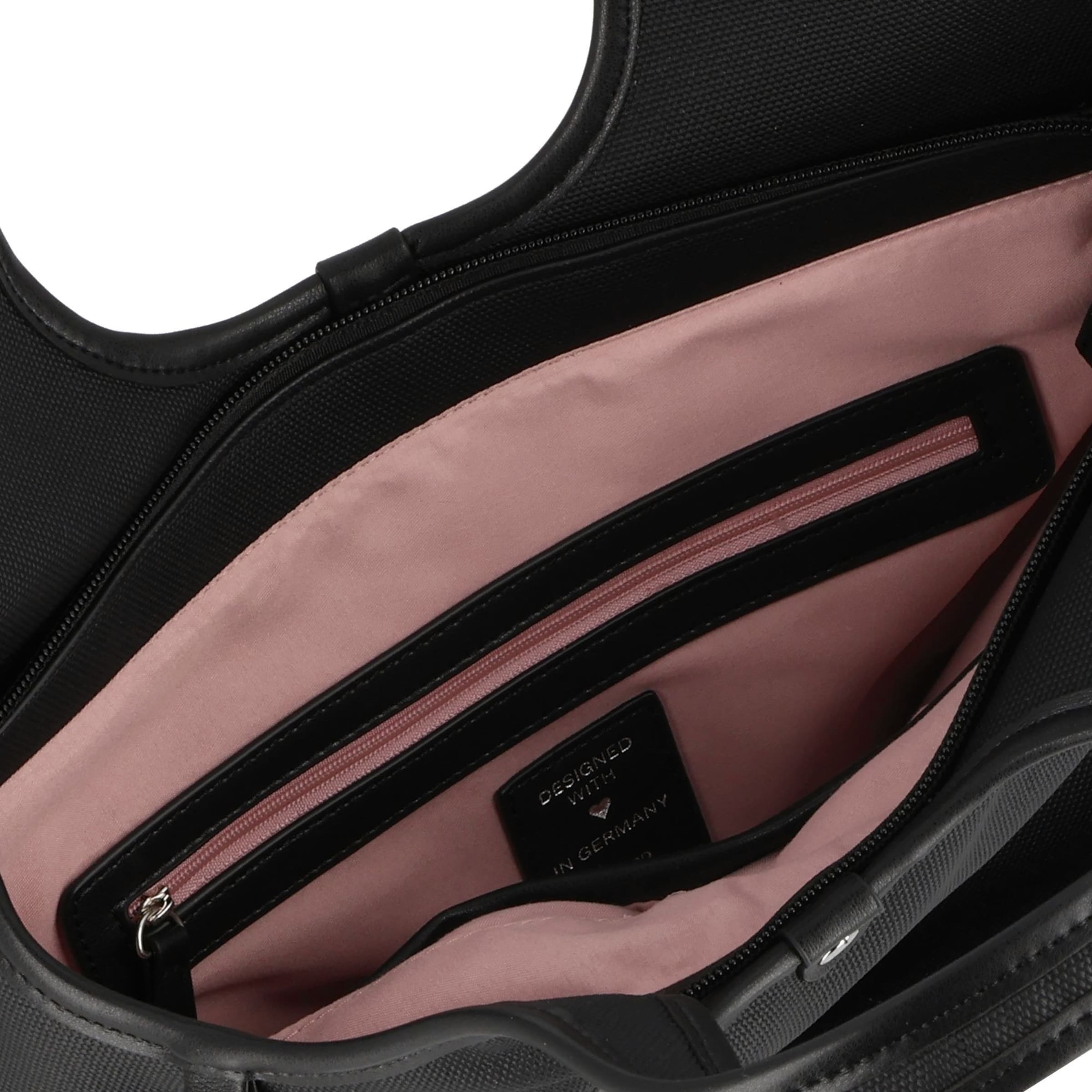 Picard Schultertasche 'Pretty' in Schwarz