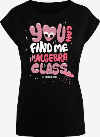 T-shirt 'Sex Education You can Find Me In Algebra Class Netflix TV Series' F4NT4STIC en noir : devant