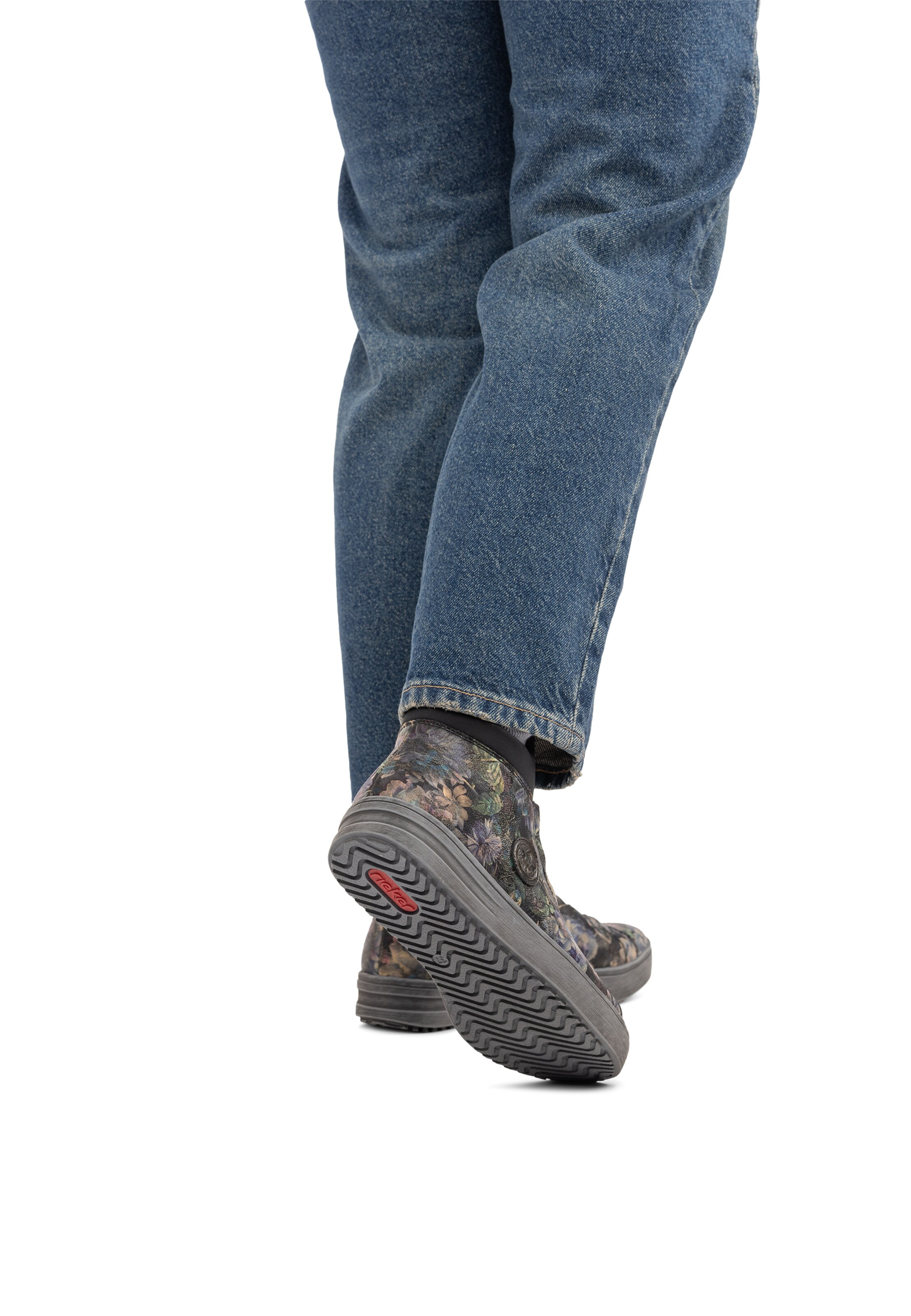 Bottines à lacets ' L2550 ' Rieker en mélange de couleurs