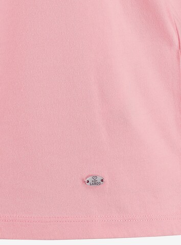 Key Largo Koszulka 'WT CAREFUL' w kolorze różowy