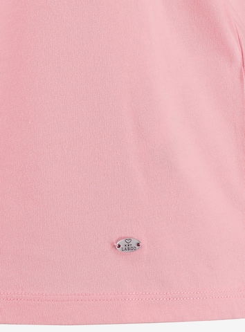 Key Largo T-shirt 'WT CAREFUL' i rosa