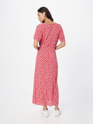 ICHI Shirt Dress 'Ihmarrakech' in Red