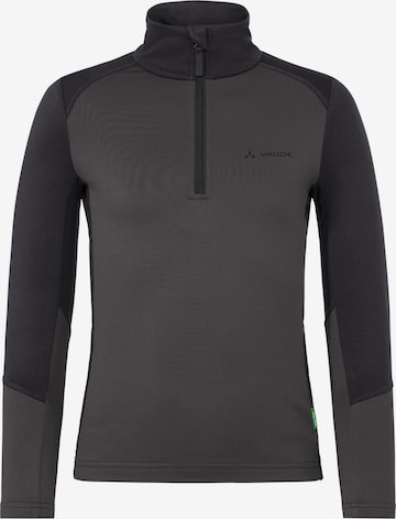 VAUDE Sportpullover 'Livigno' in Grau: Vorderseite
