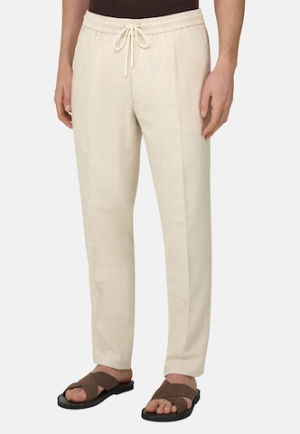 Coupe slim Pantalon chino Boggi Milano en beige : devant