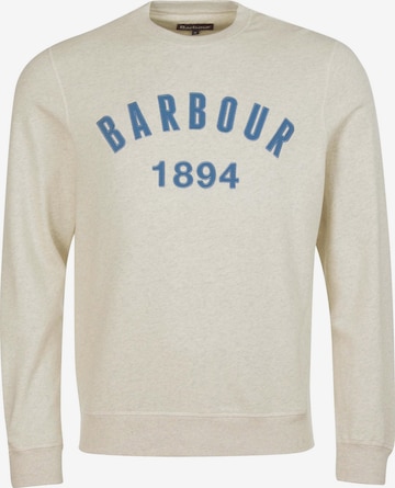 Barbour Sweatshirt 'John' in Beige: front