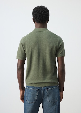 MANGO MAN Poloshirt 'Andrew' in Grün