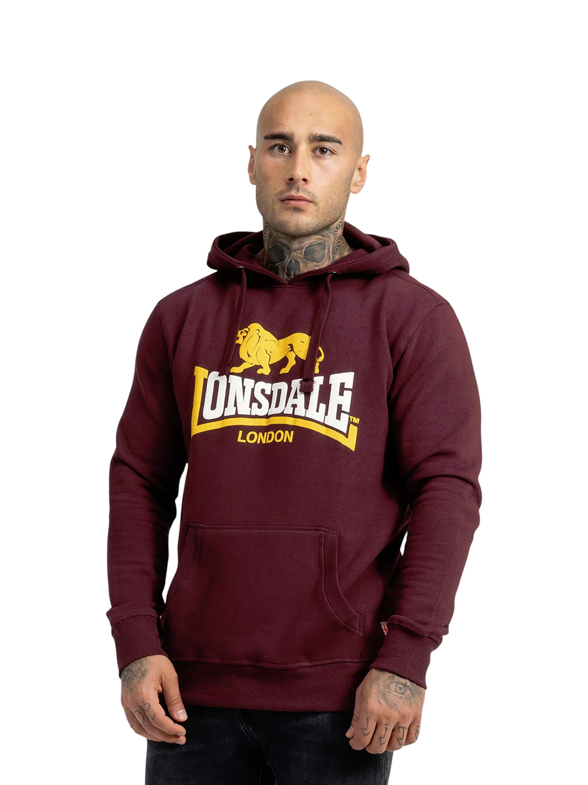 LONSDALE Collegepaita 'Thurning' värissä punainen: etupuoli