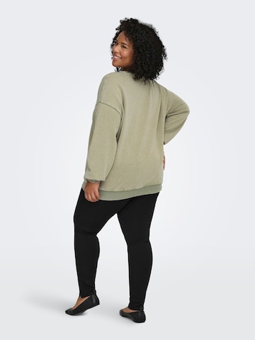 Felpa 'CARLauren' di ONLY Carmakoma in verde