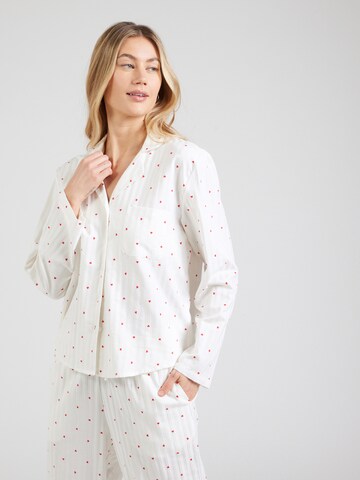 Hunkemöller Pidžaamasärk, värv valge: eest vaates