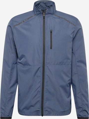 ENDURANCE Athletic Jacket 'Hugoee' in Blue: front