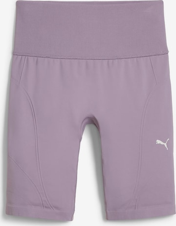 PUMA Workout Pants 'SHAPELUXE' in Purple: front