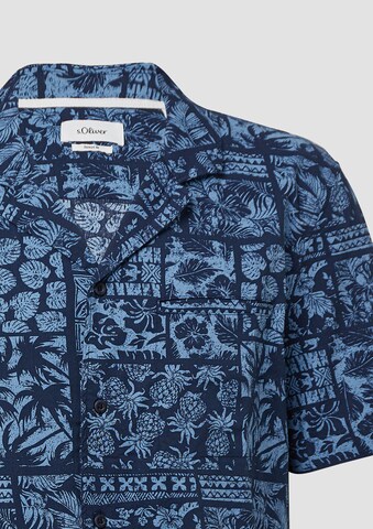 Coupe regular Chemise s.Oliver en bleu