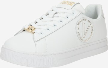 Versace Jeans Couture Låg sneaker 'COURT 88' i vit: framsida