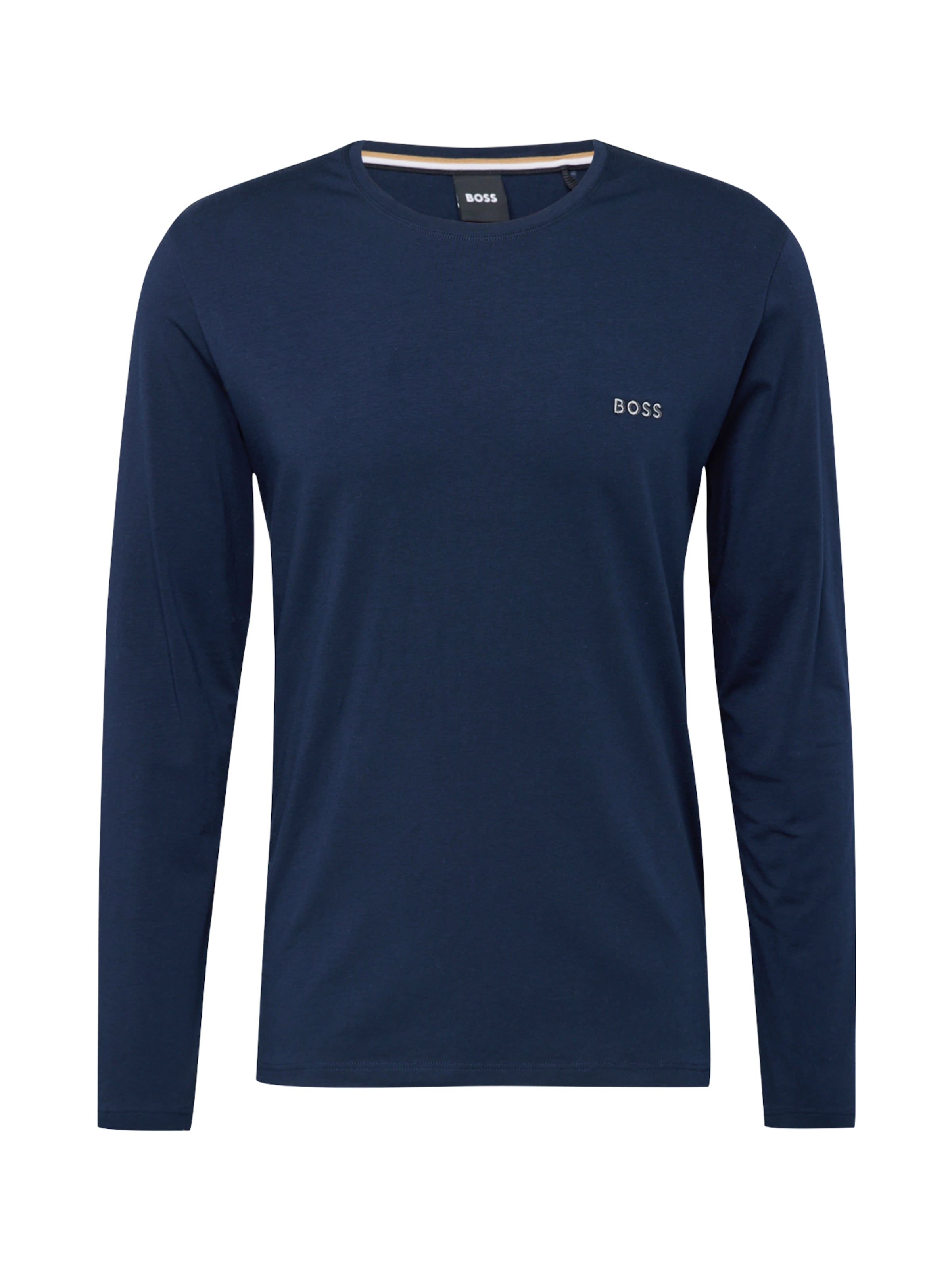 BOSS Tričko 'Mix&Match' – modrá: přední strana