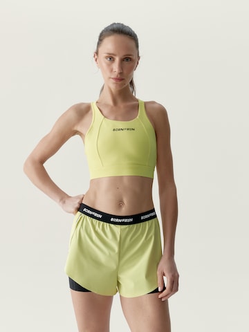 Born Skinny Sportbroek ' Voltrun ' in Geel: voorkant